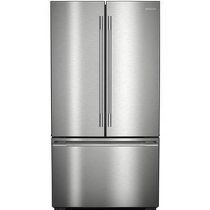 Réfrigérateur à portes françaises à profondeur de comptoir de 36 po, 24 Pi cu. avec distributeur d'eau interne et machine à glaçons KitchenAid - KRFC236SPS