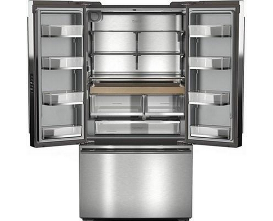 Réfrigérateur à portes françaises à profondeur de comptoir de 36 po, 24 Pi cu. avec distributeur d'eau interne et machine à glaçons KitchenAid - KRFC236SPS