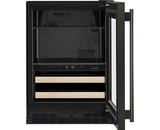 Centre de breuvages sous le comptoir de 4,89 Pi cu.. à deux zones KitchenAid - KUBR524SBE