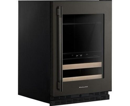 Centre de breuvages sous le comptoir de 4,89 Pi cu.. à deux zones KitchenAid - KUBR524SBE