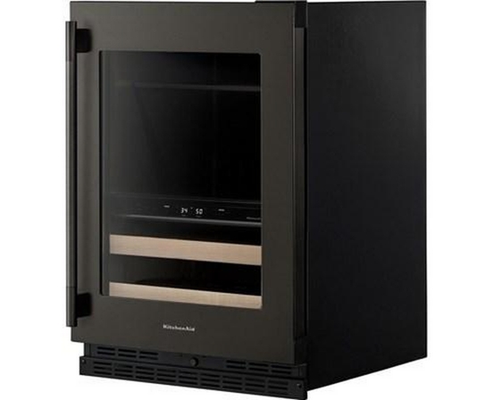 Centre de breuvages sous le comptoir de 4,89 Pi cu.. à deux zones KitchenAid - KUBR524SBE