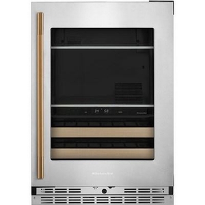 Centre de breuvages sous le comptoir de 4,89 Pi cu.. à deux zones KitchenAid - KUBR524SPS
