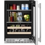 Centre de breuvages sous le comptoir de 4,89 Pi cu.. à deux zones KitchenAid - KUBR524SPS