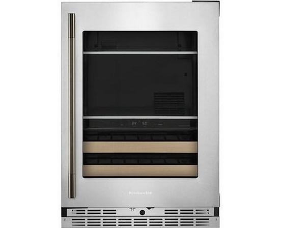 Centre de breuvages sous le comptoir de 4,89 Pi cu.. à deux zones KitchenAid - KUBR524SPS