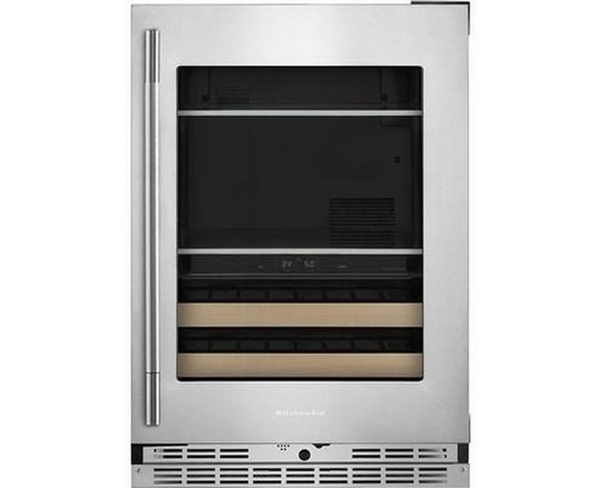 Centre de breuvages sous le comptoir de 4,89 Pi cu.. à deux zones KitchenAid - KUBR524SPS