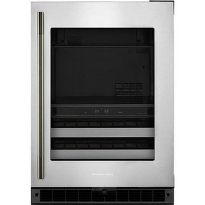 Centre de breuvages sous le comptoir de 4,89 Pi cu.. à deux zones KitchenAid - KUBR524SSB