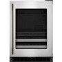 Centre de breuvages sous le comptoir de 4,89 Pi cu.. à deux zones KitchenAid - KUBR524SSB