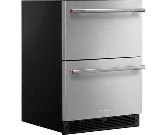 Réfrigérateur à double tiroir KitchenAid - KURT524SSB
