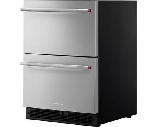 Réfrigérateur à double tiroir KitchenAid - KURT524SSB