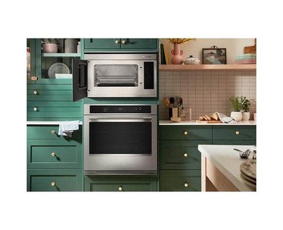 Four à micro-ondes encastré de 30 po, 1,1 Pi cu.. avec mode friteuse à air KitchenAid - YKMBT730SPS