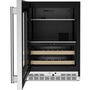Centre de breuvages sous le comptoir de 4,8 Pi cu.. avec porte en verre et clayettes à façade en bois KitchenAid - KUBL524SPS