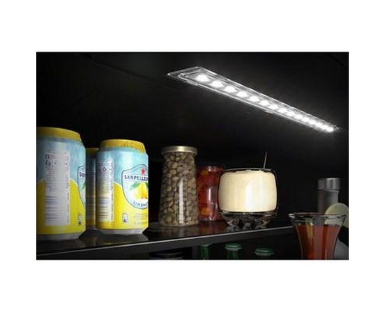 Centre de breuvages sous le comptoir de 4,8 Pi cu.. avec porte en verre et clayettes à façade en bois KitchenAid - KUBL524SPS