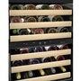 Cellier sous-comptoir de 46 bouteilles avec clayettes à façade en bois à extension complète KitchenAid - KUWR524SBE