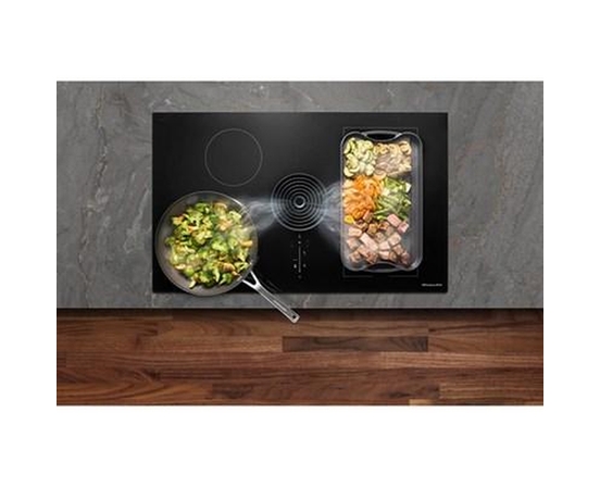 Table de cuisson à induction encastrée NextGen de 36 po avec système de ventilation aspirante KitchenAid - KCID936SBL