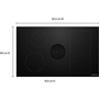 Table de cuisson à induction encastrée NextGen de 36 po avec système de ventilation aspirante KitchenAid - KCID936SBL