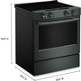 Cuisinière encastrable électrique de 30 po avec modes de cuisson à convection KitchenAid - YKSES530SJP