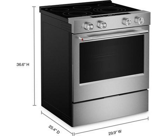 Cuisinière encastrable électrique de 30 po avec modes de cuisson à convection KitchenAid - YKSES530SPS