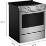 Cuisinière encastrable électrique de 30 po avec modes de cuisson à convection KitchenAid - YKSES530SPS