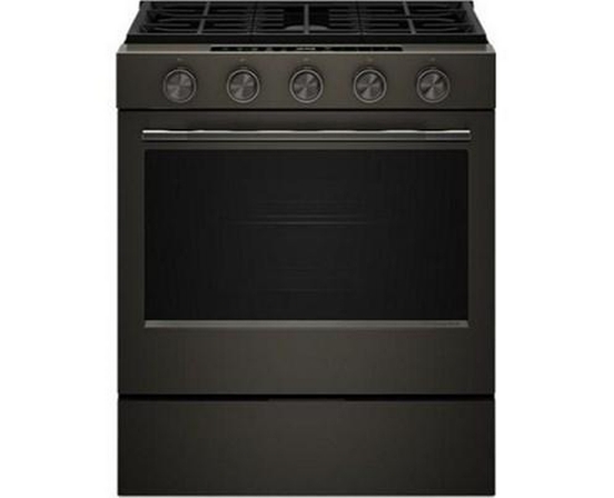 Cuisinière intelligente au gaz encastrable de 30 po avec modes de cuisson à convection et brûleur 2 en 1 KitchenAid - KSGS530SBE