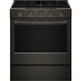 Cuisinière intelligente au gaz encastrable de 30 po avec modes de cuisson à convection et brûleur 2 en 1 KitchenAid - KSGS530SBE