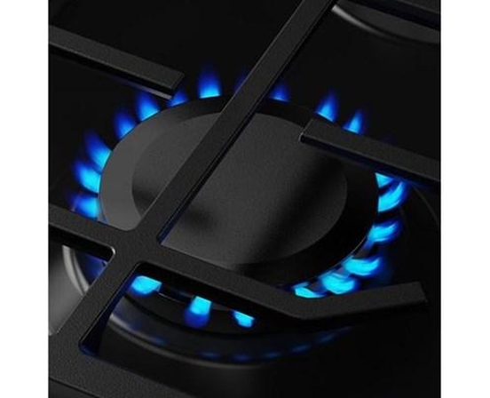 Cuisinière intelligente au gaz encastrable de 30 po avec modes de cuisson à convection et brûleur 2 en 1 KitchenAid - KSGS530SBE