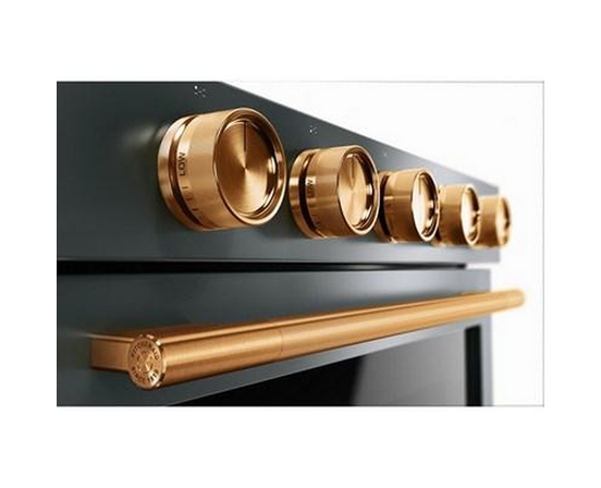 Cuisinière intelligente au gaz encastrable de 30 po avec modes de cuisson à convection et brûleur 2 en 1 KitchenAid - KSGS530SJP