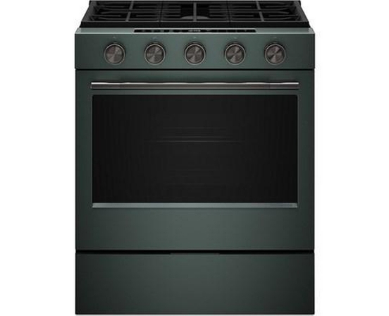 Cuisinière intelligente au gaz encastrable de 30 po avec modes de cuisson à convection et brûleur 2 en 1 KitchenAid - KSGS530SJP