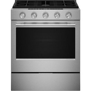 Cuisinière intelligente au gaz encastrable de 30 po avec modes de cuisson à convection et brûleur 2 en 1 KitchenAid - KSGS530SPS