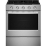 Cuisinière intelligente au gaz encastrable de 30 po avec modes de cuisson à convection et brûleur 2 en 1 KitchenAid - KSGS530SPS