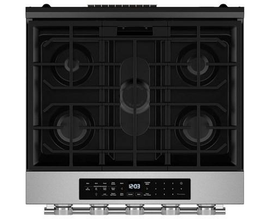 Cuisinière intelligente au gaz encastrable de 30 po avec modes de cuisson à convection et brûleur 2 en 1 KitchenAid - KSGS530SPS