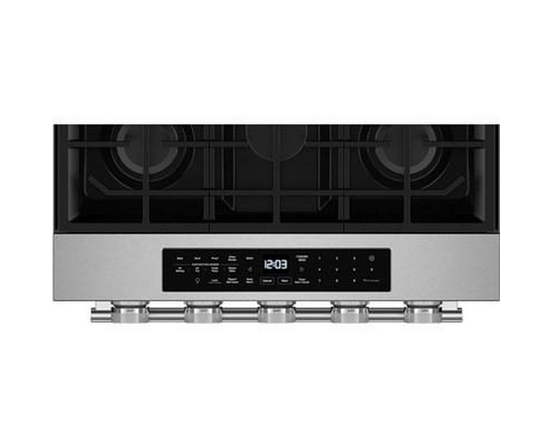 Cuisinière intelligente au gaz encastrable de 30 po avec modes de cuisson à convection et brûleur 2 en 1 KitchenAid - KSGS530SPS
