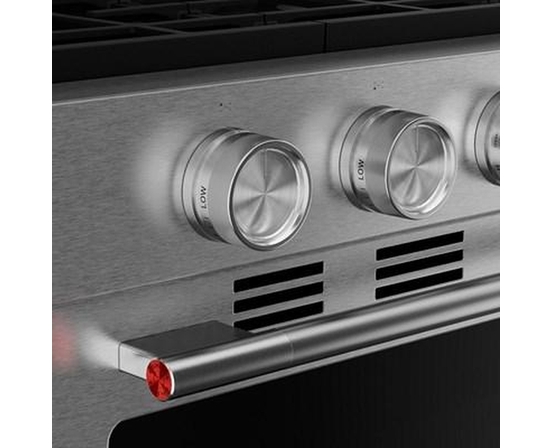 Cuisinière intelligente au gaz encastrable de 30 po avec modes de cuisson à convection et brûleur 2 en 1 KitchenAid - KSGS530SPS