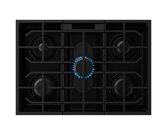 Cuisinière intelligente au gaz encastrable de 30 po avec modes de cuisson à convection et brûleur 2 en 1 KitchenAid - KSGS530SPS