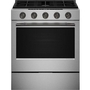 Cuisinière intelligente au gaz encastrable de 30 po avec modes de cuisson à convection et brûleur 2 en 1 KitchenAid - KSGS530SPS