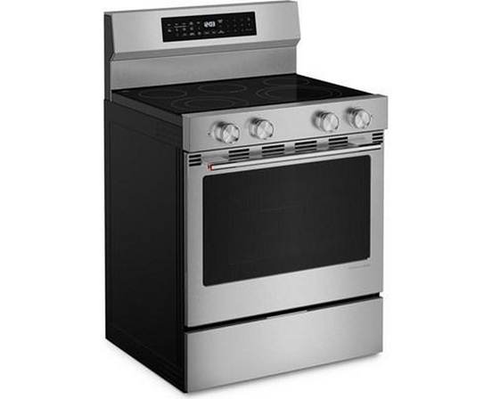 Cuisinière autoportante électrique de 30 po avec Wi-Fi KitchenAid - YKFES530SPS