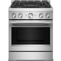 Cuisinière encastrable à gaz de 30 po avec 4 brûleurs KitchenAid - KFGS930SSS