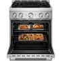 Cuisinière encastrable à gaz de 30 po avec 4 brûleurs KitchenAid - KFGS930SSS