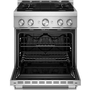 Cuisinière encastrable à gaz de 30 po avec 4 brûleurs KitchenAid - KFGS930SSS