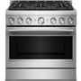Cuisinière encastrable à gaz de 36 po avec 6 brûleurs KitchenAid - KFGS936SSS