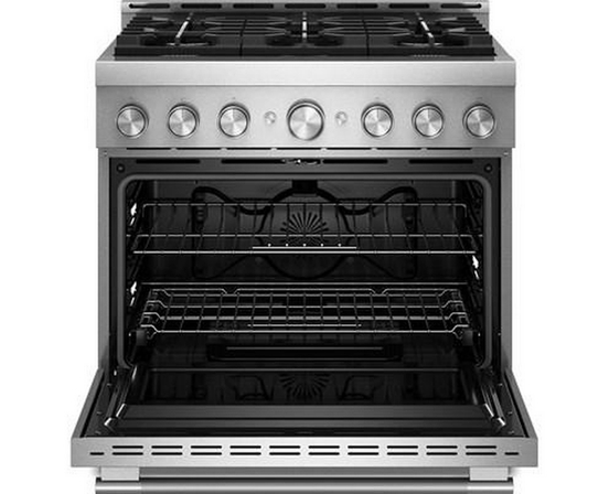 Cuisinière encastrable à gaz de 36 po avec 6 brûleurs KitchenAid - KFGS936SSS