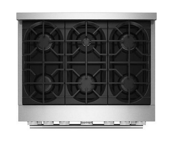 Cuisinière encastrable à gaz de 36 po avec 6 brûleurs KitchenAid - KFGS936SSS