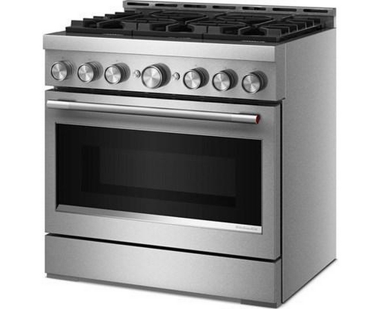 Cuisinière encastrable à gaz de 36 po avec 6 brûleurs KitchenAid - KFGS936SSS