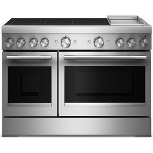 Cuisinière autoportante à induction de 48 po avec 6 éléments et plaque chauffante KitchenAid - KFID948SSS