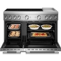Cuisinière autoportante à induction de 48 po avec 6 éléments et plaque chauffante KitchenAid - KFID948SSS