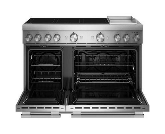 Cuisinière autoportante à induction de 48 po avec 6 éléments et plaque chauffante KitchenAid - KFID948SSS