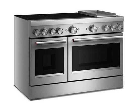 Cuisinière autoportante à induction de 48 po avec 6 éléments et plaque chauffante KitchenAid - KFID948SSS