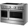 Cuisinière autoportante à induction de 48 po avec 6 éléments et plaque chauffante KitchenAid - KFID948SSS