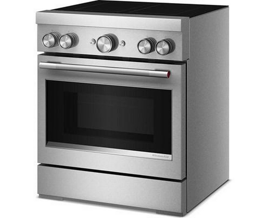 Cuisinière autoportante à induction de 30 po avec 4 éléments KitchenAid - KFIS930SSS