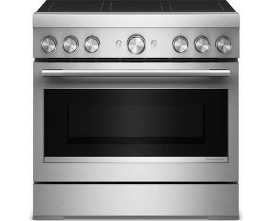 Cuisinière autoportante à induction de 36 po avec 6 éléments KitchenAid - KFIS936SSS