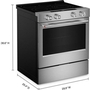 Cuisinière encastrable de 30 po avec Wi-Fi KitchenAid - YKSES330SPS